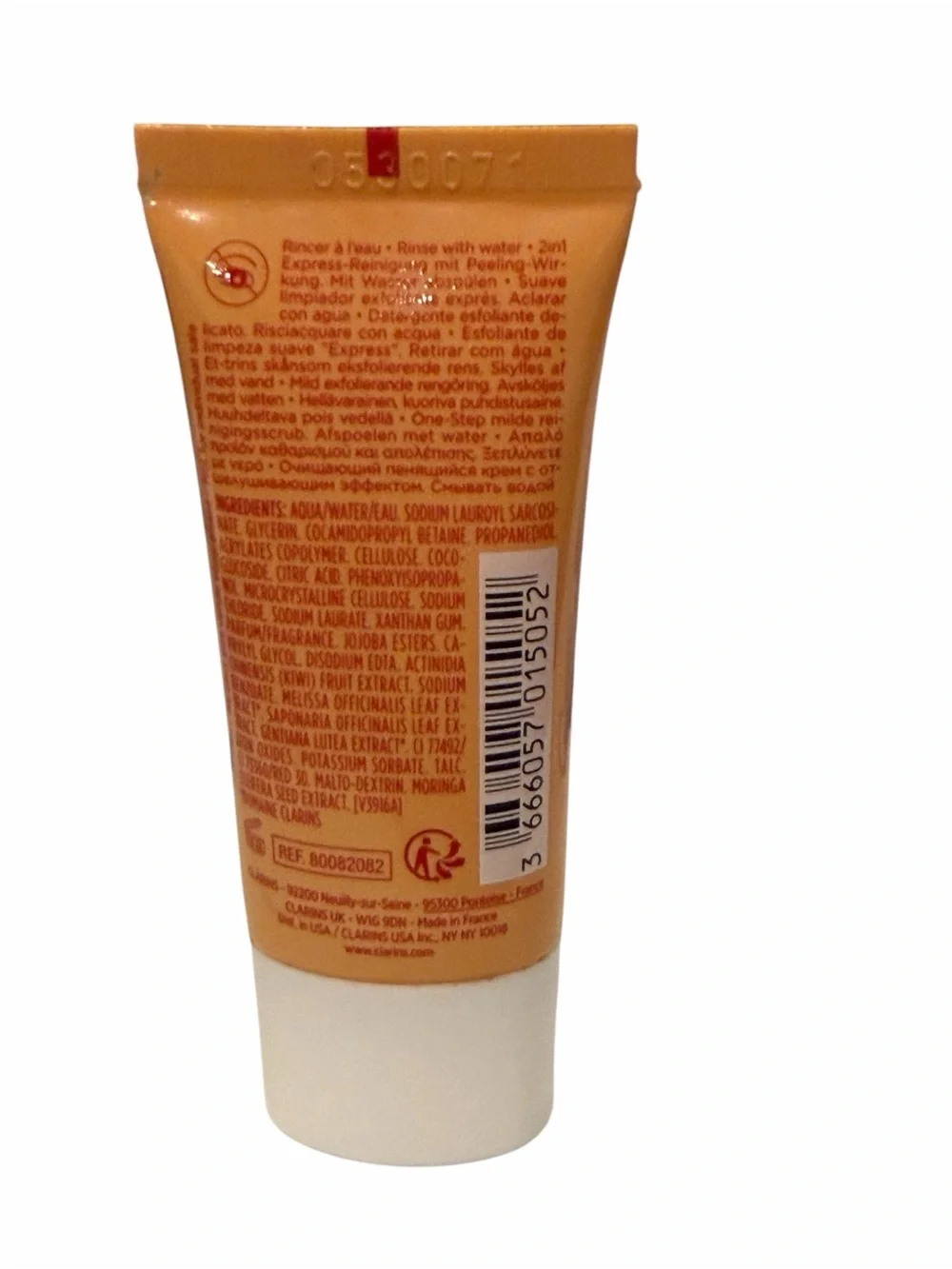 Clarins One-Step Gentle Exfoliating Cleanser 0.9 fl oz‎ Great Travel Size Sealed